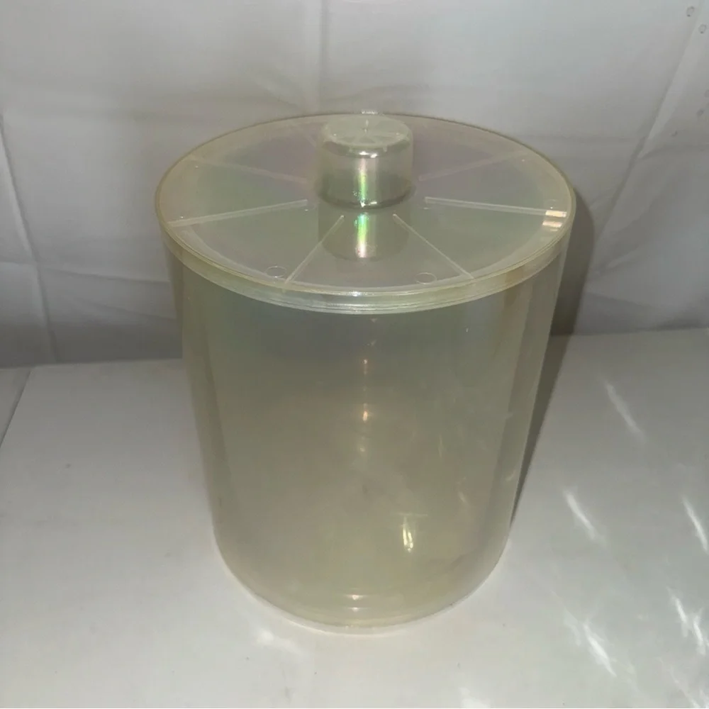 Ice Bucket with Tong Cover Holographic Party Beverage Drink Coolinging Bucket